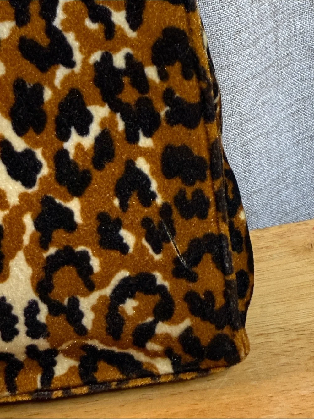 kate spade Leopard-Print Velvet Top-Handle Tote - Brown & Black